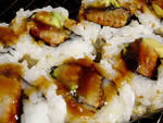 picture of a health sushi Eel
